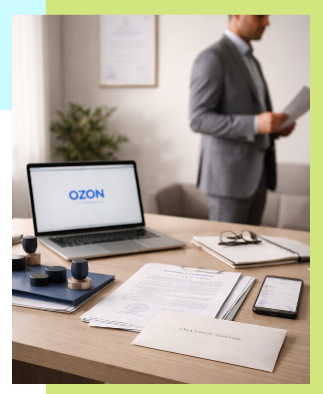 Отказное письмо для Ozon в Нижнекамске от 3549 р. | Сертэкс
